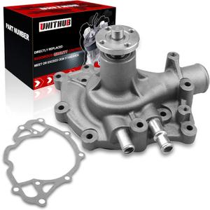 Engine Water Pump Automotive w/Gasket 43049 N251420P Compatible for Ford Mustang Country Sedan Bronco Falcon Mercury Cyclone Montego 4.7L 5.0L 5.8L 1964-1977
