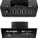 M-Audio AIR|HUB - USB Audio Interface with 3 Port Hub and Recording Software from MPC Beats Included