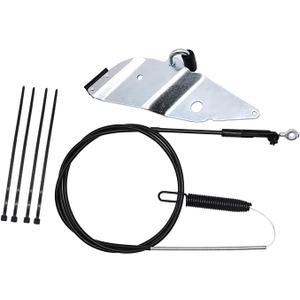 Ganivsor 133-8158 Blade Brake Cable Kit for Toro 30"/76cm TimeMaster 20199 20200 20975 20977 - OEM 120-6243 Replacement with Bracket & Cable Ties