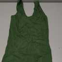 PRETTYGARDEN Womens Summer Sleeveless Tank Tops 2026 V Neck Ruffle Lightweight Ribbed Knit Shirt Casual Going Out Top S