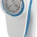 Conair Fabric Shaver and Lint Remover, Battery-Operated Portable Clothes Shaver with 3 Settings, Fuzz Remover for Sweaters, Clothing and Furniture, Large 2-Inch Shaving Head, White
