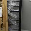 Mumeasy Baby Gate Extra Wide, 29.5"- 51.5" Pressure Mounted Dog Gate with Walk Through Door, Auto Close Pet Gate for Stairs,Doorways,House