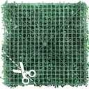 Sunnyglade 12 Pieces 20"x 20" Artificial Boxwood Panels Topiary Hedge Plant, Privacy Hedge Screen Sun Protected Suitable for Outdoor, Indoor, Garden, Fence, Backyard and Decor (12PCS)