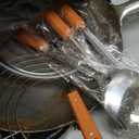 Teewe Carbon Steel Wok Traditional Hand Hammered - 13.4" Chinese Woks Round Bottom Wok Pan Set with 8 Pcs Cookware Accessories