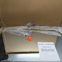 18"x28" Matte Black Pivot Mirror for Bathroom, Metal Frame Farmhouse Bathroom Mirrors for WallRectangle Titling Vanity Mirror with Rounded Corner Adjustable & Tilting