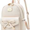 I IHAYNER Girls Bowknot Cute Leather Backpack Mini Backpack Purse for Women