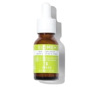 IMAGE Skincare, BIOME+ Dew Bright Serum, Microbiome Friendly Facial Serum, Boosts Luminosity and Enhances Elasticity (Travel Size (0.5 Ounce))