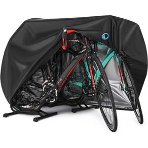Bike Cover Waterproof Outdoor, Bicycle Cover Outdoor Storage Waterproof Protect from Rain Dust UV for Ebike Electric Bike Mountain Road Bike (XL for 1 Bike)