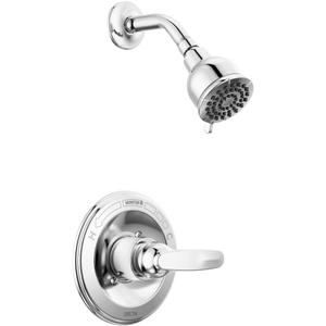 Delta Faucet Foundations 13 Series Single-Function Shower Trim Kit with Single-Spray Shower Head, Chrome BT1321 (Valve Not Included