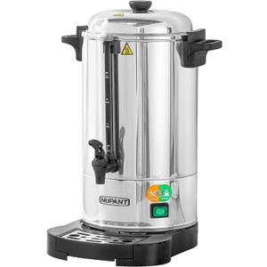 Commercial Coffee Urn 50 Cup/8L Coffee Dispenser with Upgraded Percolator, Double Wall 304 Stainless Steel Hot Water Urn Beverage Dispenser with Keep Warm Mode, Large Coffee Maker for Catering Party