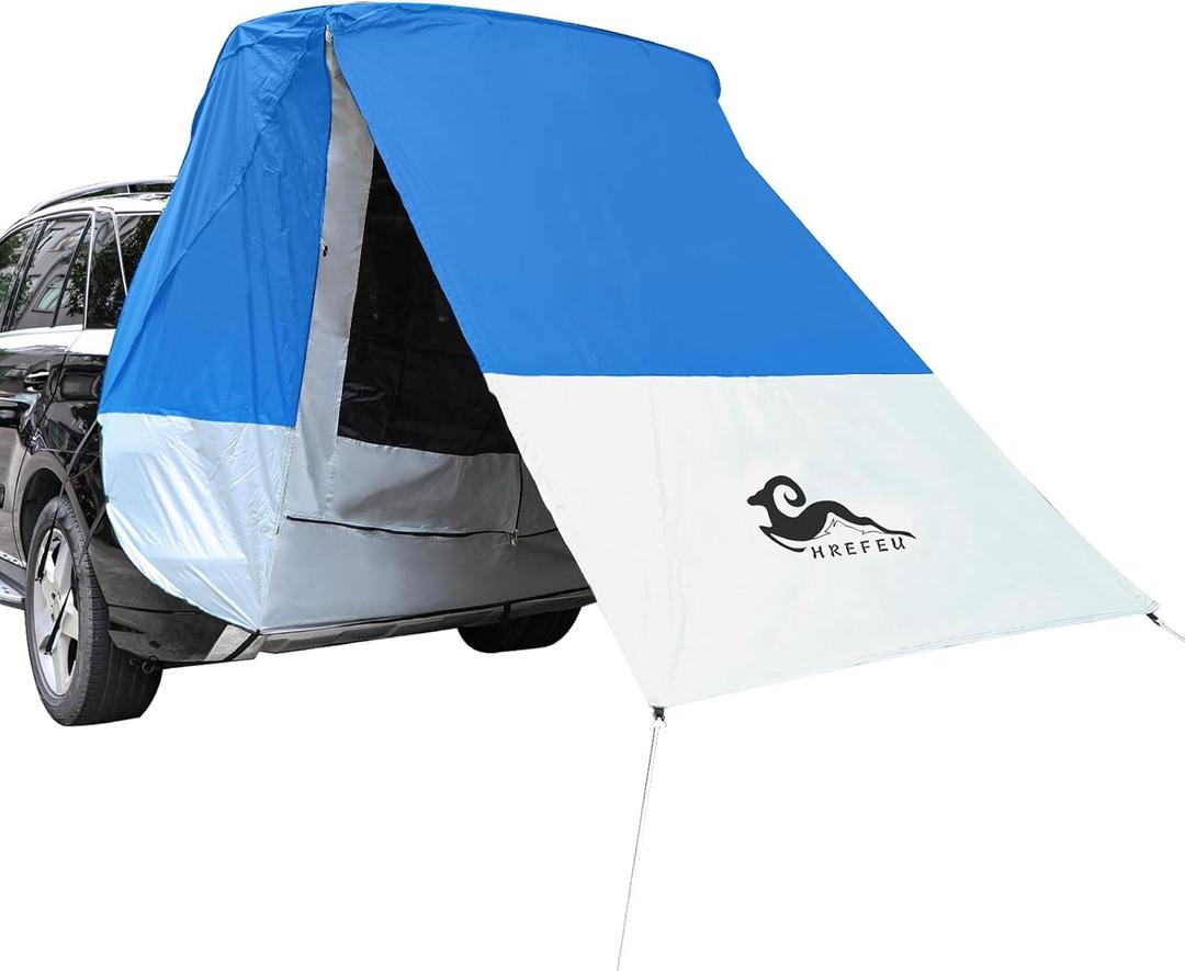 SUV Tent Car Awning, UPF 50++ with Portable Waterproof Storage Bag, Tear-Resistant, Large Space, Good Vision, Smooth Ventilation, Suitable for Outdoor Beach Camping Auto Canopy Shade (Blue) SUV Tent Car Awning, UPF 50++ with Portable Waterproof Storage Bag, Tear-Resistant, Large Space, Good Vision, Smooth Ventilation, Suitable for Outdoor Beach Camping Auto Canopy Shade (Blue)
