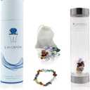 Crystal Water Bottle With Bracelet - Support Your Health and Boost Natural WeightLoss