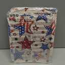 Horaldaily 4th of July Tablecloth 5270 Inch Rectangular, Patriotic Star Strips Pattern Independence Day Memorial Day Washable Seasonal Table Cover for Party Picnic Dinner Decor