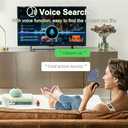 Replacement-Voice-Remote Fit for Omni Mini-LED Series TV-Stick/Cube, Stick 4K/4K Max(1st / 2nd Gen), Stick HD/Lite, Smart TV 3rd Gen, Compatible with Insignia/Toshiba/Pioneer Smart TV