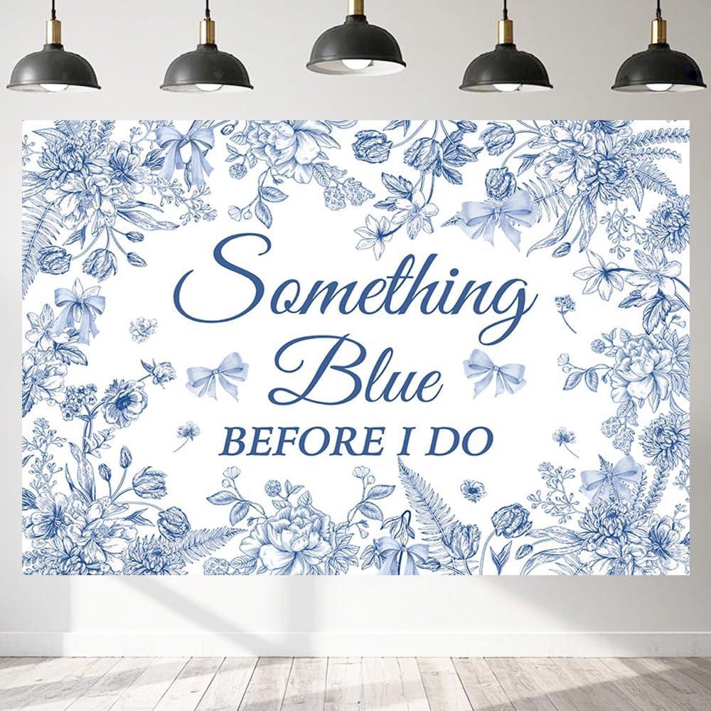 7x5ft Something Blue Before I Do Bridal Shower Backdrop Floral Theme Something Blue Before I Do Banner for Bachelorette Engagement Wedding Party Supplies 7x5ft Something Blue Before I Do Bridal Shower Backdrop Floral Theme Something Blue Before I Do Banner for Bachelorette Engagement Wedding Party Supplies