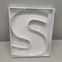 14" Fillable Cardboard Number Charcuterie Board Box with Clear Lid, White Hollow Gift Tray for Birthday, Anniversary and Event Parties (S)