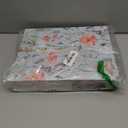 Vintage Retro Flower Plants 3 Ring Binder Hardcover, 1 Inch Round Rings with Interior Pockets Floral Plants School Office Recipe Cards Binder Organizer Handdraw Cornflower