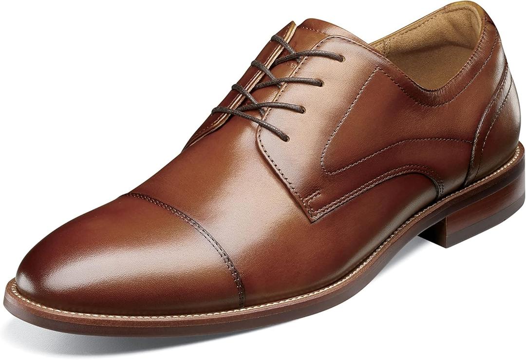 Florsheim Mens Rubano Cap Toe Oxford (11, Cognac)