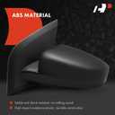 A-Premium Driver Side Power Door Mirror - Compatible with Nissan Sentra 2007 2008 2009 2010 2011 2012 - Non-Heated Non-Folding Black Outside Rear View Mirror - Replace# NI1320167, 96302ET01E, Left Driver Side
