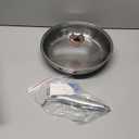 Titanium Hammered Pan Pro with Lid, 2025 New Multifunctional Ultra-Durable Scratch-Resistant Non Stick, Even Heating For Cooking (11.81IN/Lid)