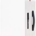 UrbanExplorer Carry On Luggage 20In Wide Handle PC Hardshell Suitcases with Spinner Wheels & TSA Lock Frameless Luggage Zipperless Luggage, White