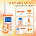 2-in-1 Cat Shock Collar, Shock Collar for Cats with Beep Vibration Shock & Auto Stop Meowing 4 Modes, 2300ft Cat Training Collar with Remote Effective for Bad Behavior IP67 Waterproof