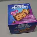 Pure Protein Chewy Chocolate Chip Protein Bars 20g Protein, 3g Sugar, 190 Calories (12 count) Low Sugar* High Protein Snack - Gluten Free - Perfect for a Healthy Snack, Best By July 18 2026