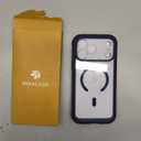 Miracase for iPhone 17 Pro Max Case 6.9" FullBody Phone Case with Builtin Glass Screen Protector& Full Camera Protector,[Magnetic with MagSafe] Drop Proof 17 ProMax Cover, Blue