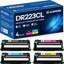 DR223CL DR-223CL High Yield Drum Unit Set Replacement for Brother HL-L3210CW HL-L3230CDW HL-L3270CDW HL-L3290CDW MFC-L3710CW MFC-L3750CDW MFC-L3770CDW Printer 4 Pack (No Toner)