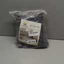 H.VERSAILTEX Velvet Stretch Couch Cushion Cover Plush Cushion Slipcover for Chair Loveseat Sofa Cushion Furniture Protector Seat Cushion Sofa Cover (3 Piece Sofa Cushion Covers, Grey)