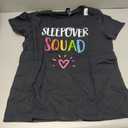 Sleepover Squad Slumber Party Squad Pajama Crew T-Shirt Small