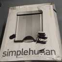 simplehuman 50 Liter / 13.0 Gallon Rectangular Kitchen Step Trash Can, Brushed Stainless Steel