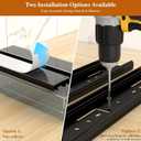 DABIGE 3 Pack Pull Out Spice Rack Organizer for Cabinet, 2 Tier Slide Out Spice Racks Organizer, Spice Cabinet Organizers, Cabinet Size Need:12'' High x 11'' Deep x 5'' Wide, Clear Acrylic
