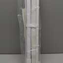 No Drill Blinds for Windows 1" Vinyl L-Shaped Slats Cordless Mini Blinds for Home, for Window Size 20" W  36" H White