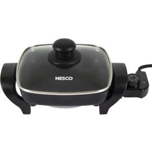 NESCO ES-08, Electric Skillet, Black, 8 inch, 800 watts
