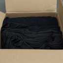 Newwiee 72 Pack Microfiber Bleach Proof Towels Bulk for Salon 18 x 30 Inch Dry Lint Free Hair Drying Hand Towels for Hair, Gym, Bath, Spa, Shaving, Barber(Black)