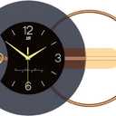 Ergocar Simple Metal Wall Clock, Tick-Free and Silent Modern Metal Wall Clock, Suitable for Decorating Living Rooms, Entrances, Kitchens, Bedrooms, and Offices (JT219631.49*14.96)