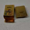 55 PCS Gold Cards Packs Vmax V EX GX Rare Golden Cards TCG Deck Box Gold Foil Card for Fans/Kids/Collectors Gifts (No Duplicates)