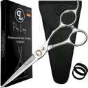 Professional Hair Cutting Scissors 6.5" Since 1852 Premium Shears for Beauty Students, Beginner Stylists & Premium Home Use, Convex Blades, Ball-Bearing Tension System + Pouch