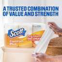 Scott ComfortPlus Toilet Paper, 48 Triple Rolls, 231 Sheets per Roll, Septic-Safe, 1-Ply Toilet Tissue