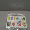 DOITOOL 36 Pcs Back to School Cake Decoration Flags for Party Desserts Classroom Supplies Cake and Cupcake Toppers School Activity Decorations