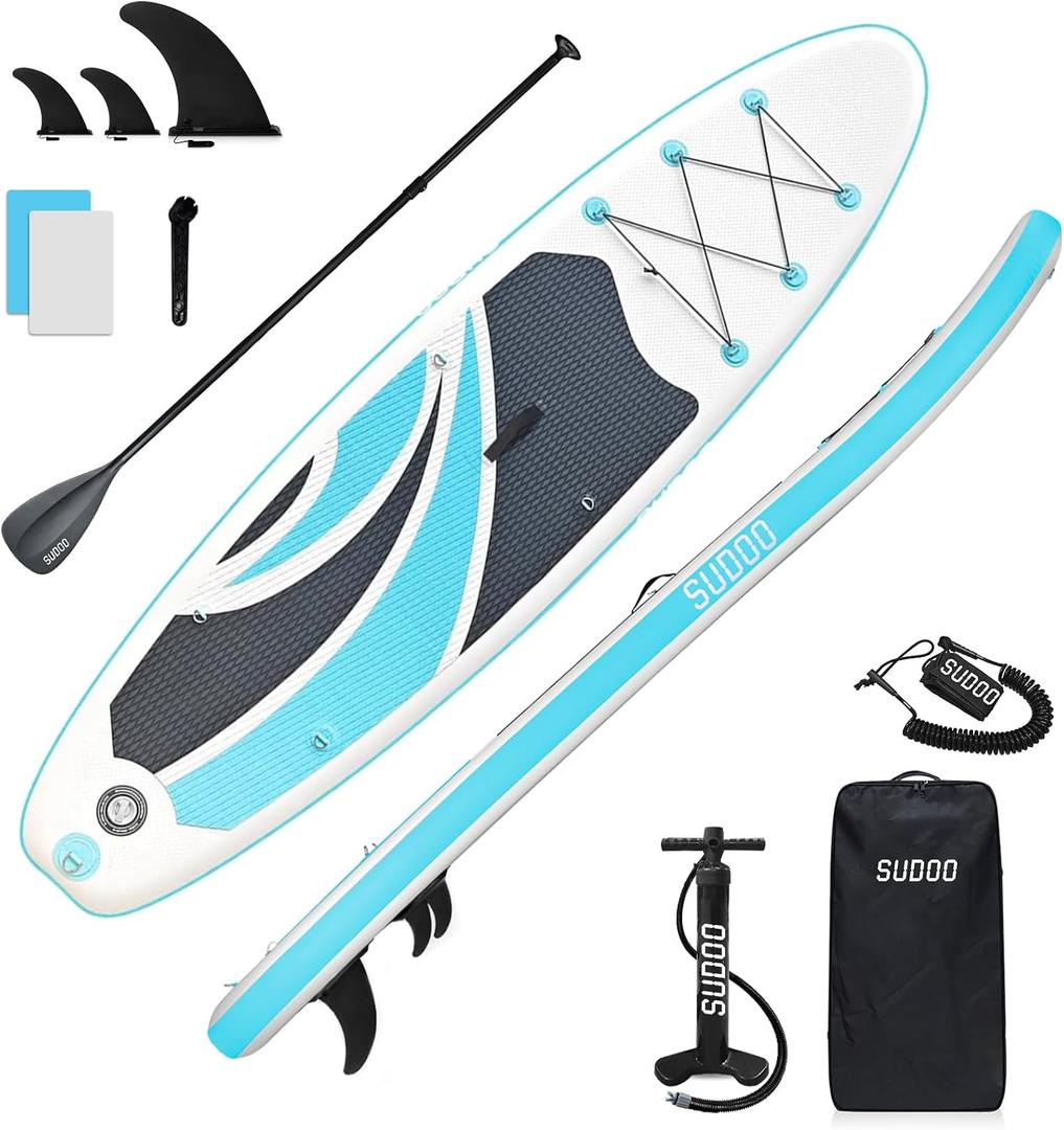 SUDOO 10'6" Inflatable Stand Up Paddle Board for Adults of All Skill Levels