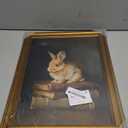 VIYYIEA Framed Easter Wall art, Bunny Pictures, 12L x 16W