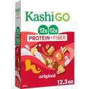 Kashi GO Protein Cereal, 12g Protein, 12g Fiber, Original, 12.3oz Box (1 Box) (EXP 12/05/26)