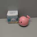 Bath Toys For 1 Year Old Girls, Pool Water Table Infant Baby Toy 6-12-18 Months, Whale Water Spray Toy, 1st Birthday Gifts For Girls,One 1 2 3 Year Old Boys Girls Gifts, Baby Toddler Shower Gifts (Pink)