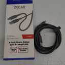 ZGEAR 2.4 AMP Car Charger Type C Quick Charge And ZGEAR 6 Foot Silicone Rubber Sync & Charge Cable Type C.
