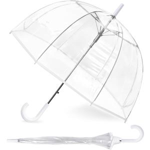RONIARE Clear Bubble Umbrellas for Rain Large Windproof Dome Umbrella for Weddings,Prom, Graduation and Outdoor Events for Men and Women, 47"