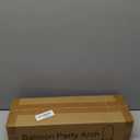 7.2 ft Arch Backdrop Stand, Metal Balloon Arch Stand, Stable Wedding Arched Frame with Square Base Ground Nails, Background Arches for Birthday Party Baby Shower Garland Decoration, Gold