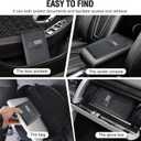 Giftguys Car Insurance and Registration Card Holder | for BMW Ford Tesla Cadillac All Cars | Store Cards, ID License & Essential Documents | Premium Leather with Magnetic Closure (Carbon Fiber+Multicolour Flag)
