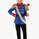 Morph Prince Costume For Boys, Prince Charming Character Outfit, Royal Dress Up for Kids Hallloween Costume ages 3-5 years